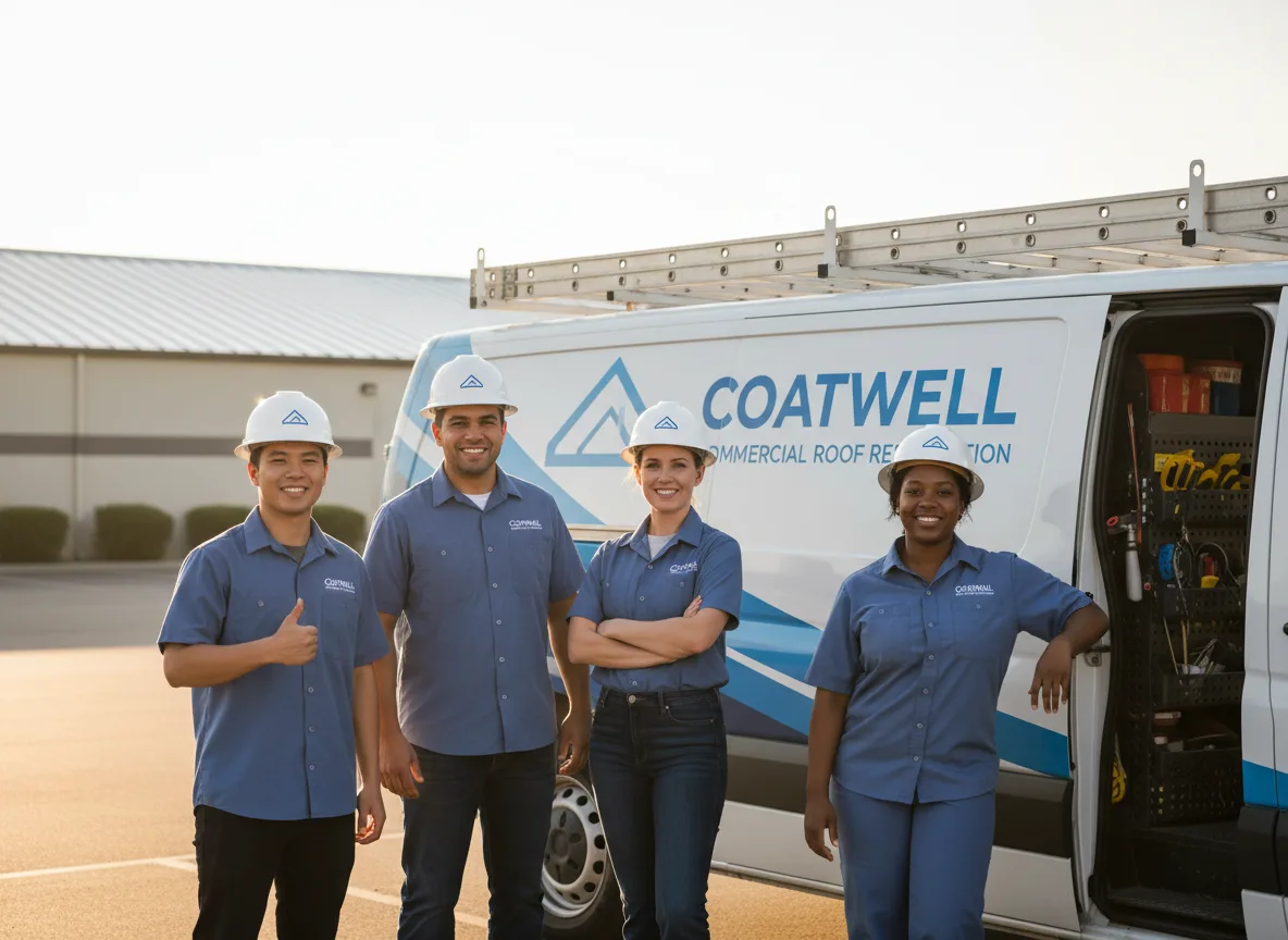 Commercial roof coating company in Rosholt, SD